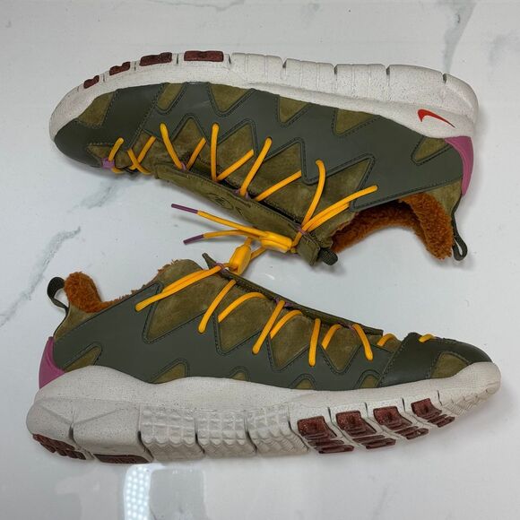 Nike N7 Sherpa‎ Lined Hiking Sneakers Outdoor Trail Shoes Yellow Green US 12.5 - Picture 8 of 10